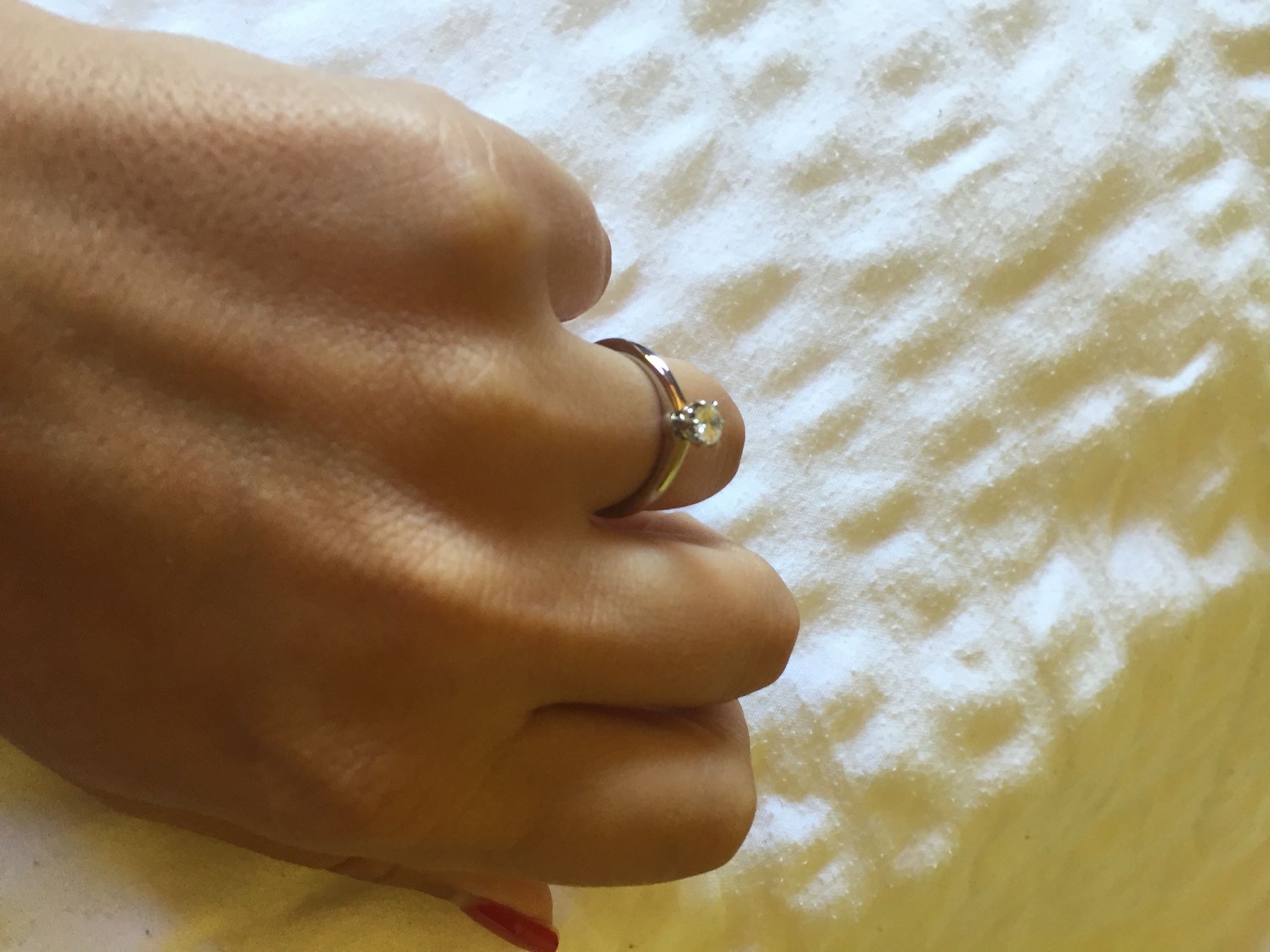Anelli: Tiffany & Co. Verlobungsring Diamant inkl. Ehering – Usato da Schaffhausen venduto da PPCAM 2