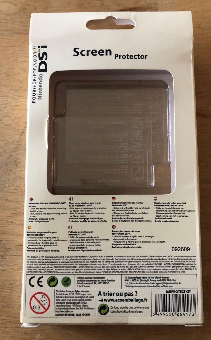 Nintendo Giochi: Screen Protection für Nintendo DSi – Nuovo (secondo la descrizione) da Kestenholz venduto da Inna09 1