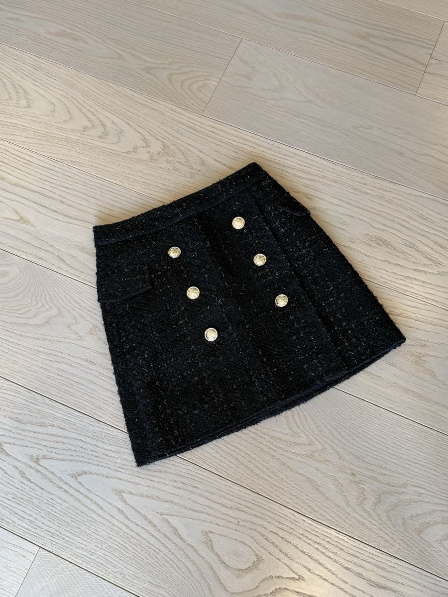 Morgan Gonne: Mini jupe MORGAN noir brodée taille - 34 – Nuovo (secondo la descrizione) da Genève venduto da iry_67wr 1
