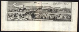 Mellingen Kupferstich von Merian