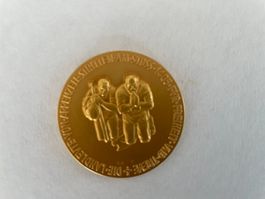 Gedenkmedaille 550 Jahre Schlachtfeier Stoss 1955