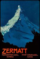 Blechschild-ZERMATT-NACHT-SCHWARZ