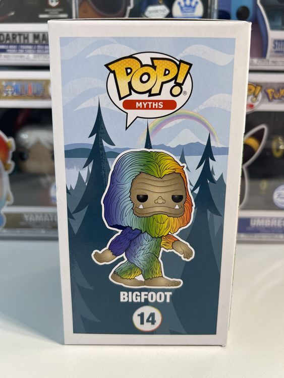 Bigfoot funko pop rainbow clearance