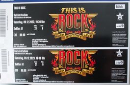 Konzert Tickets   " This is Rock "  im Hallenstadion 09.Dez