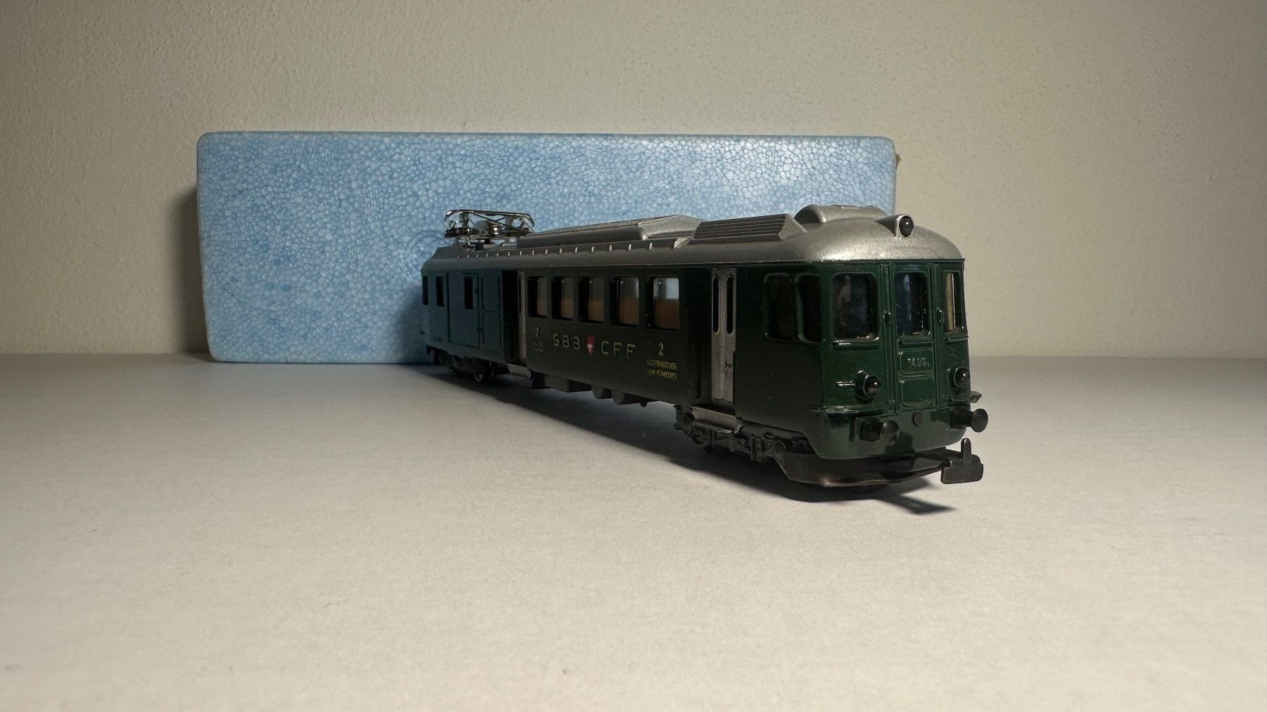 Hag Modellini di ferrovie: HAG Triebwagen BFe 4/4 SBB H0 – Usato da Biel/Bienne venduto da aquitaine 3