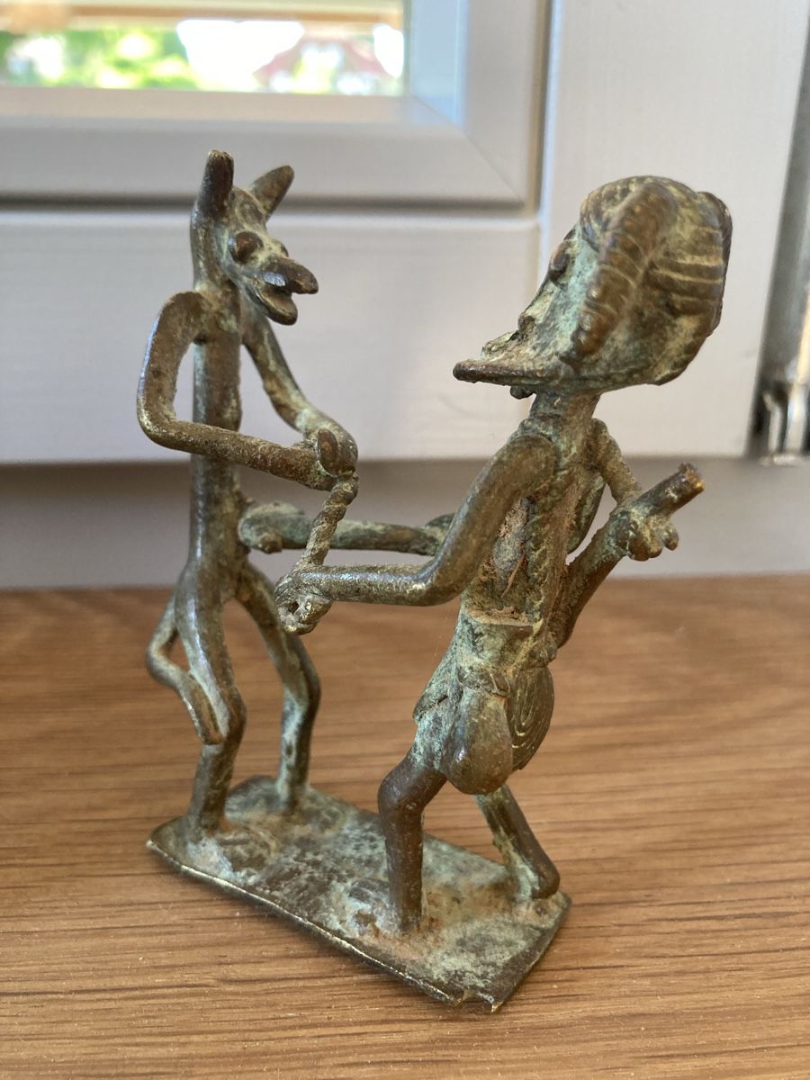 Statuette: Afrikanische Bronzefigur aus Mali – Nuovo (secondo la descrizione) da Bolligen venduto da abara1 2