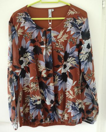Blusenshirt fuchsbraun L - m.x.o