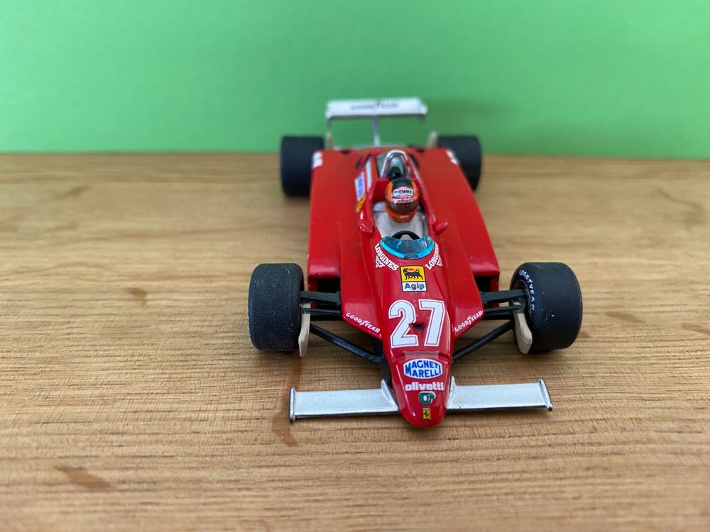 Ferrari 126C2 27 F1 Grand Prix d'Italie 1982 Patrick Tambay Brumm R287-UPD - Miniatures Autos Motos