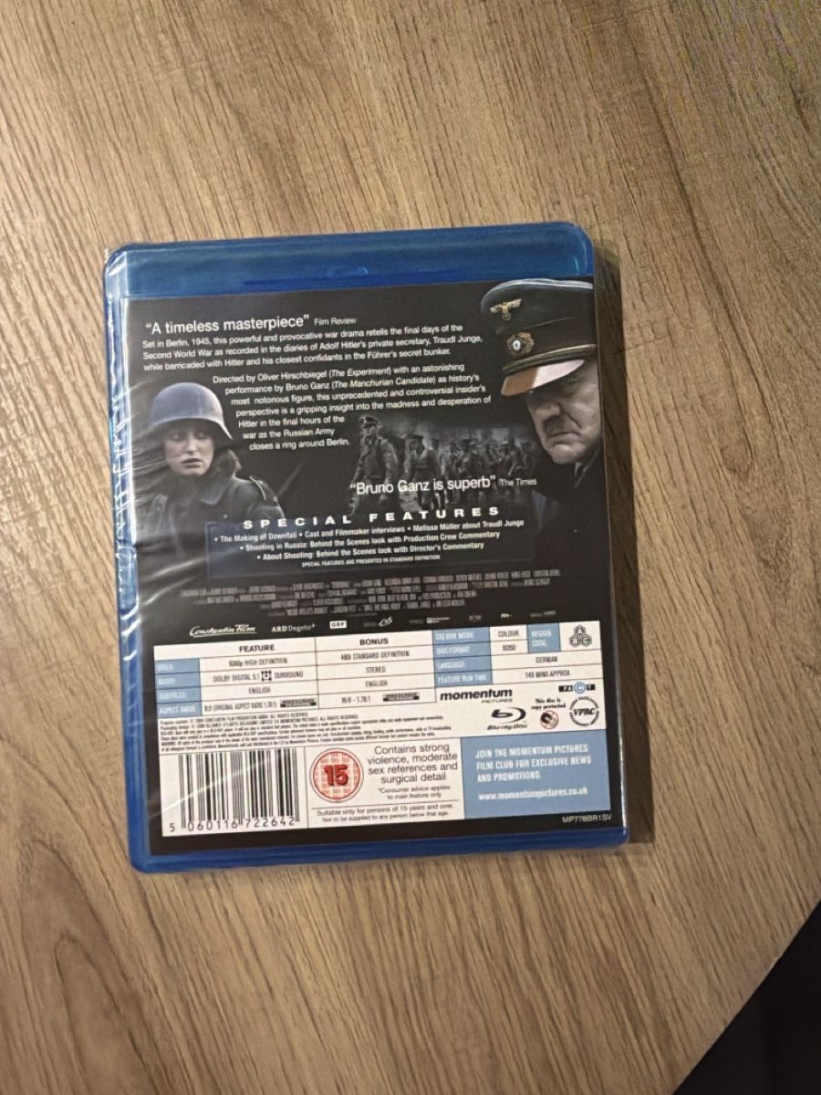 Alle DVDs: Downfall (2004) BluRay Neu&Ovp – Neu und originalverpackt aus Hagendorn von masterchieff 1