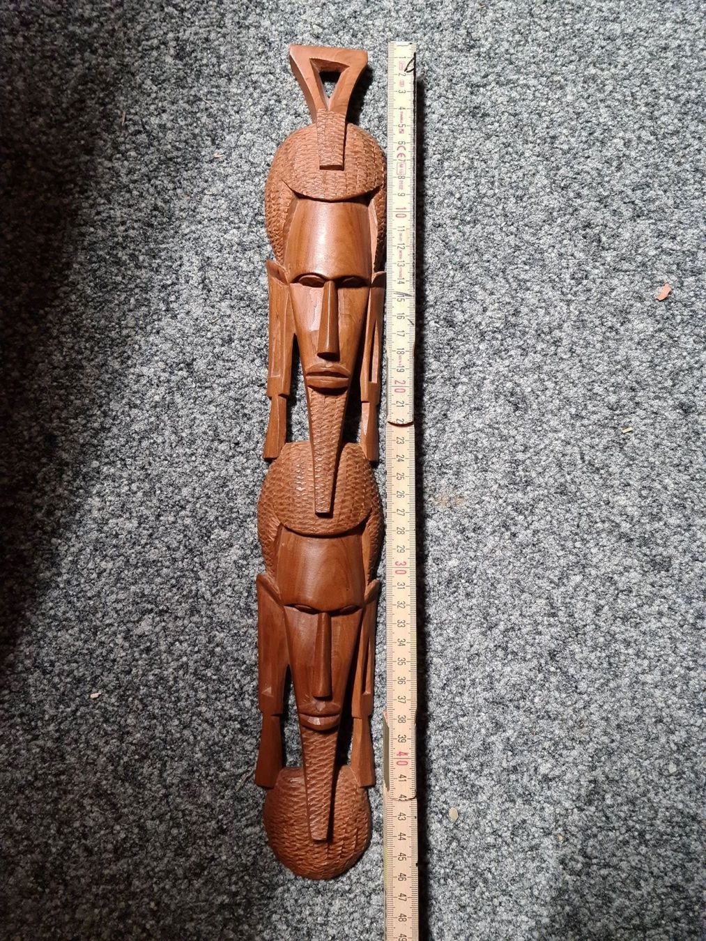 Tutte le decorazioni: Holz Figur mit Masken Gesichtern – Usato da Erstfeld venduto da Mario_boe0 1