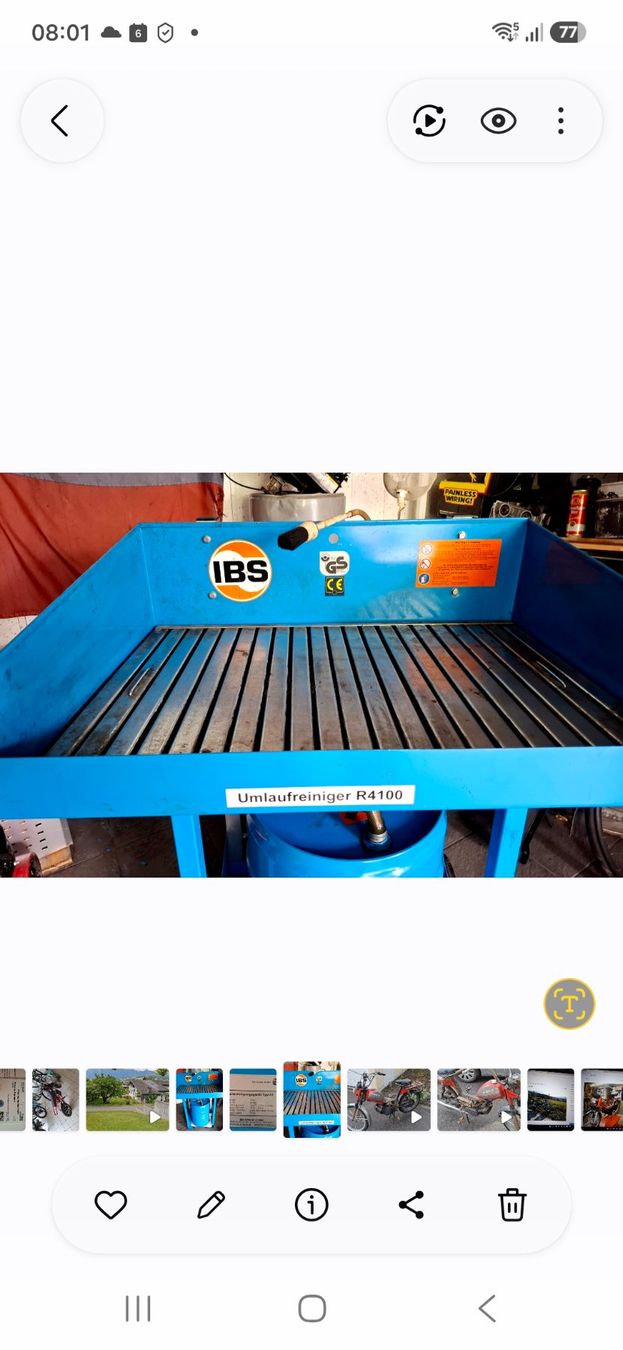 Toutes les machines: Kleinteil Reinigungsgerät – D'occasion à Bendern par Hermi2jeep 1