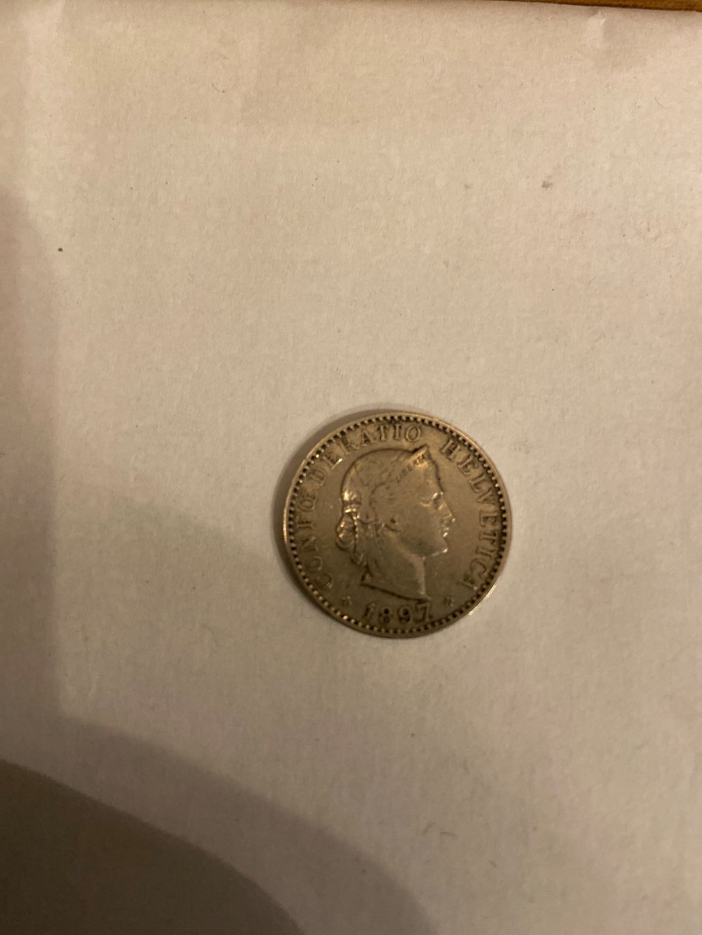 Tutti le monete: 20 Rappen Münze 1897 – Nuovo (secondo la descrizione) da Zürich venduto da ragusa45 1