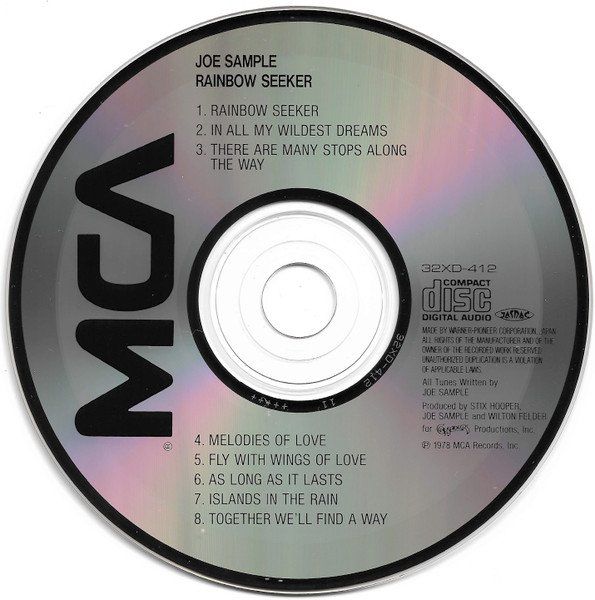 CD: Joe Sample, David T. Walker, Sid Sharp, William Green, – Usato da Unterbäch venduto da qlewi 2