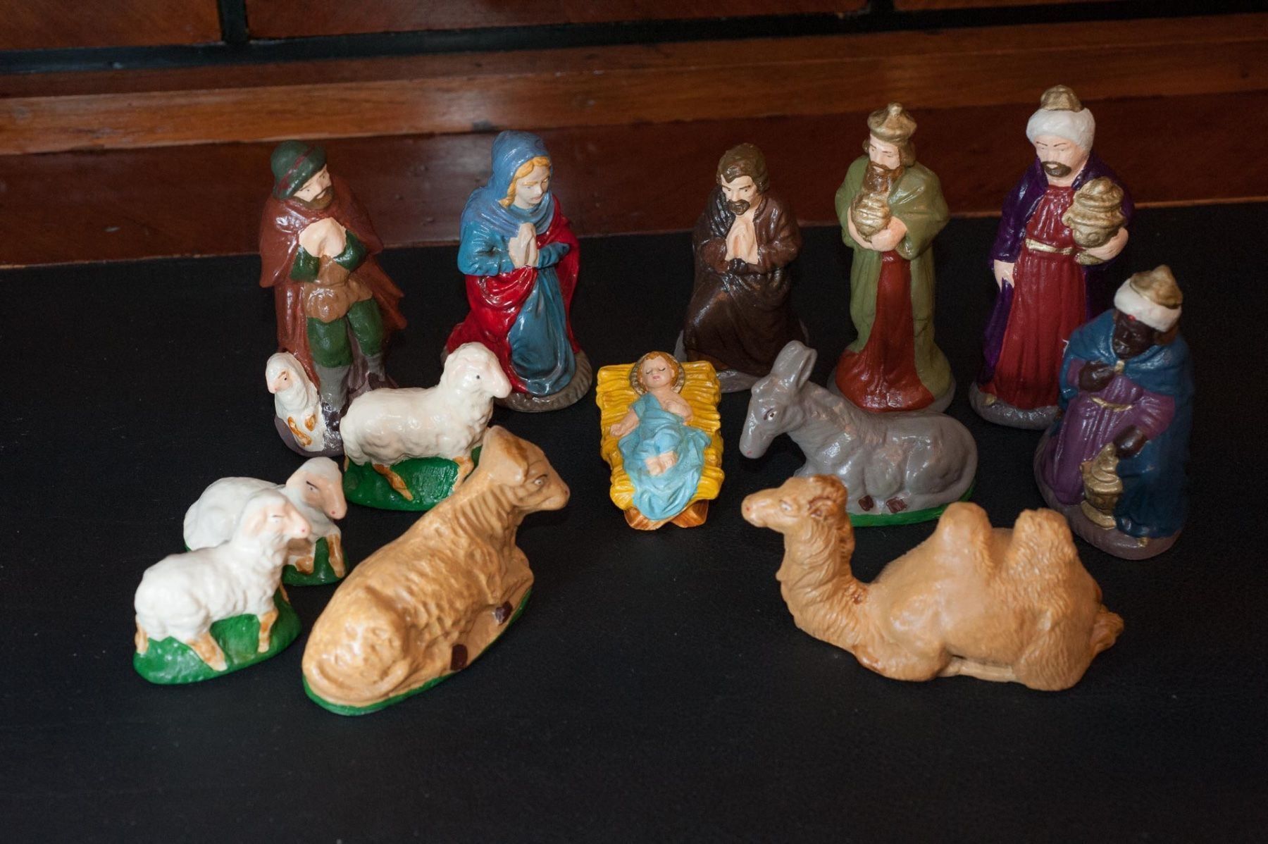 Statuette: Krippenfiguren, 13 Figuren - handgemacht – Usato da Schwerzenbach venduto da floridan 1