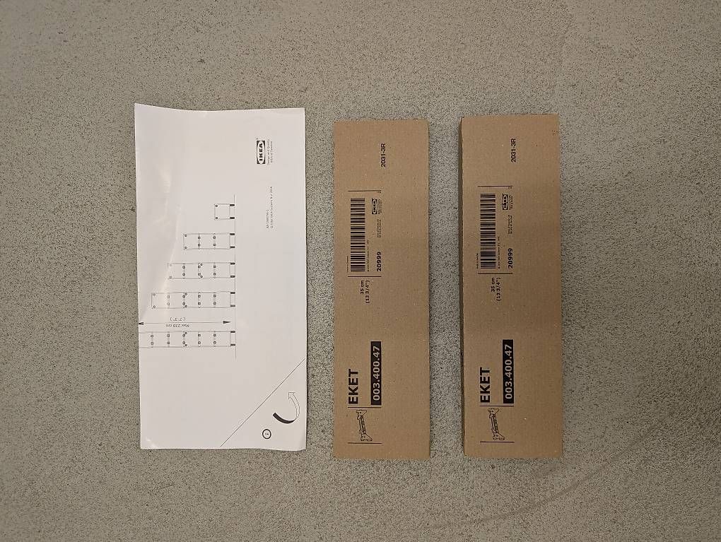 Scaffali: IKEA EKET Wandschiene - 35cm (2x) – Usato da Illnau venduto da Rokewa 1