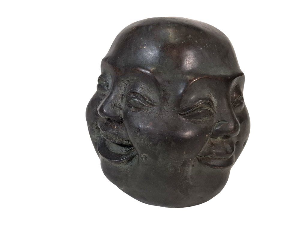 Skulpturen & Statuen: Buddha Kopf mit vier Gesichtern – Gebraucht aus Wil SG von Restwert_Wil 1