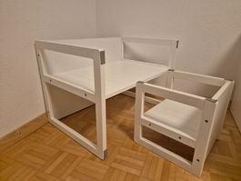 Mitwachsende Tisch-Stuhl Kombination für Kleinkinder