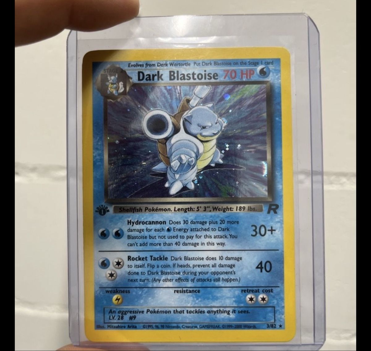 Pokémon Sammelbilder & Trading cards: Pokémon Karte Dark Blastoise Holo 1 Edition – Gebraucht aus Winterthur von stipooo97