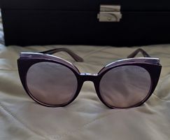 Sonnenbrille Guess lila Katzenaugenform Damen 