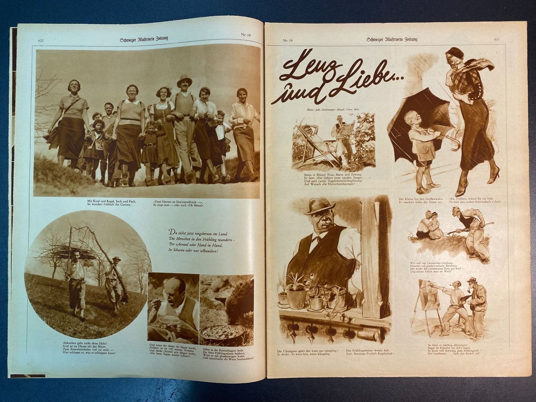 Riviste & Magazine: Zeitschrift Schweizer Illustrierte 1933 10. Mai Nr. 19 – Usato da Oberägeri venduto da Nussbi6 2