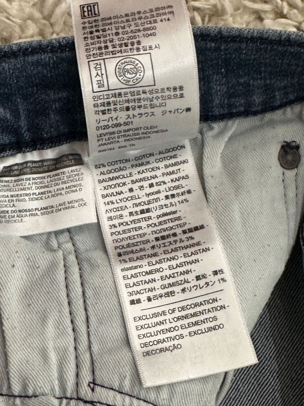 Levi's Jeans: Jeans LEVIS STRAUSS 512 Taille/Grosse W34 L30 – Usato da Bern venduto da BrandVilla 6