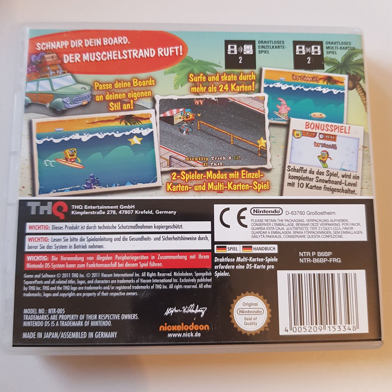 Nintendo Jeux: SpongeBob Surf & Skate Tour /DS – D'occasion à Münchenstein par 2DGames 1