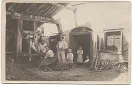 Landwirtschaft/Kuh beim Schuene 1910 ZH, TG, SG oder AG?
