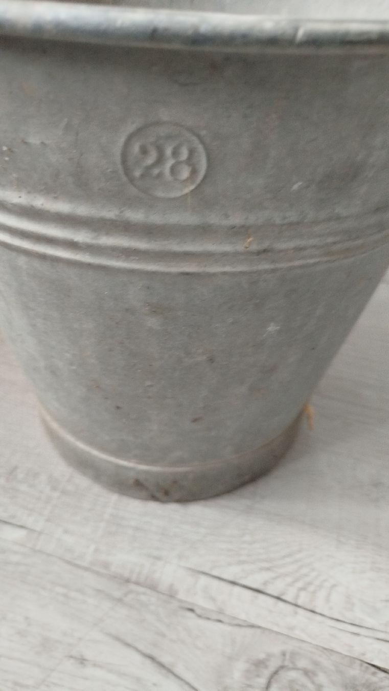 Sonstiges für Haushalt & Wohnen: Zinkeimer? 27 cm – Gebraucht aus Glashütten von lightmoon 3