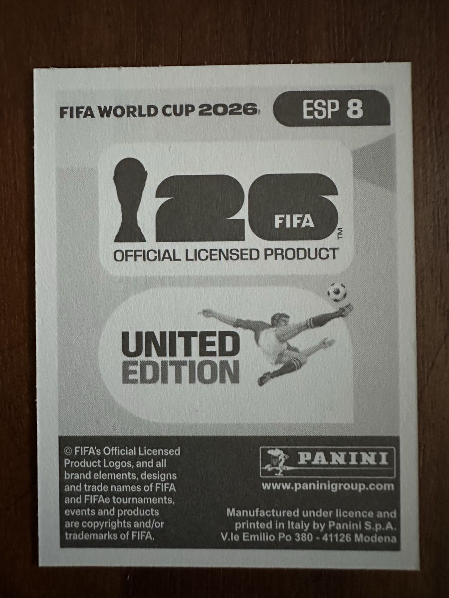 Panini Carte collezionabili: Panini Sticker WM 2026 ESP 8 Marc Cucurella – Nuovo (secondo la descrizione) da Herisau venduto da Ballenberger 1