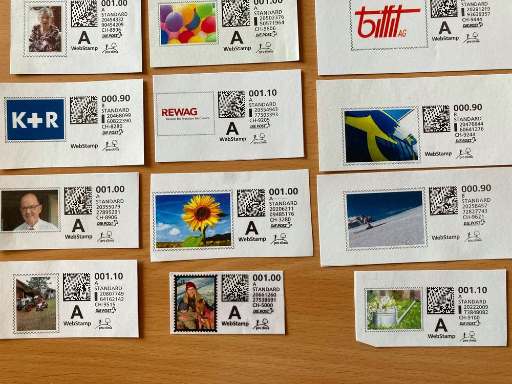 30 Stück Webstamps (Set 2), Details gemäss Fotos (Gebraucht) in ...