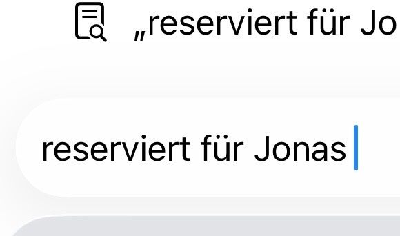 Schilder: Reserviert für Jonas – Gebraucht aus Ostermundigen von DaxKarten-75