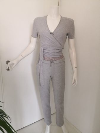 🤩3 STK: INTIMISSIMI WICKEL-TOP, TOP, & HOSE GRAU GERILLT