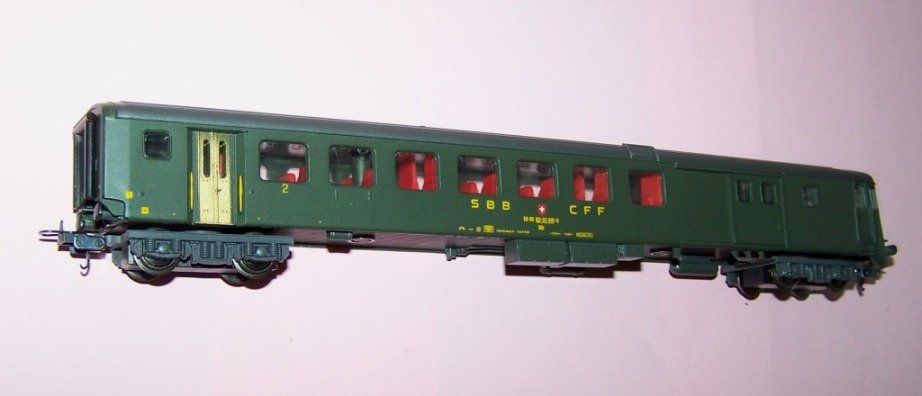 Lima Modellini di ferrovie: LIMA H0 9151 Steuerwagen BDt der SBB, UIC, DC – Usato da Brüttisellen venduto da Rentner44zh 3