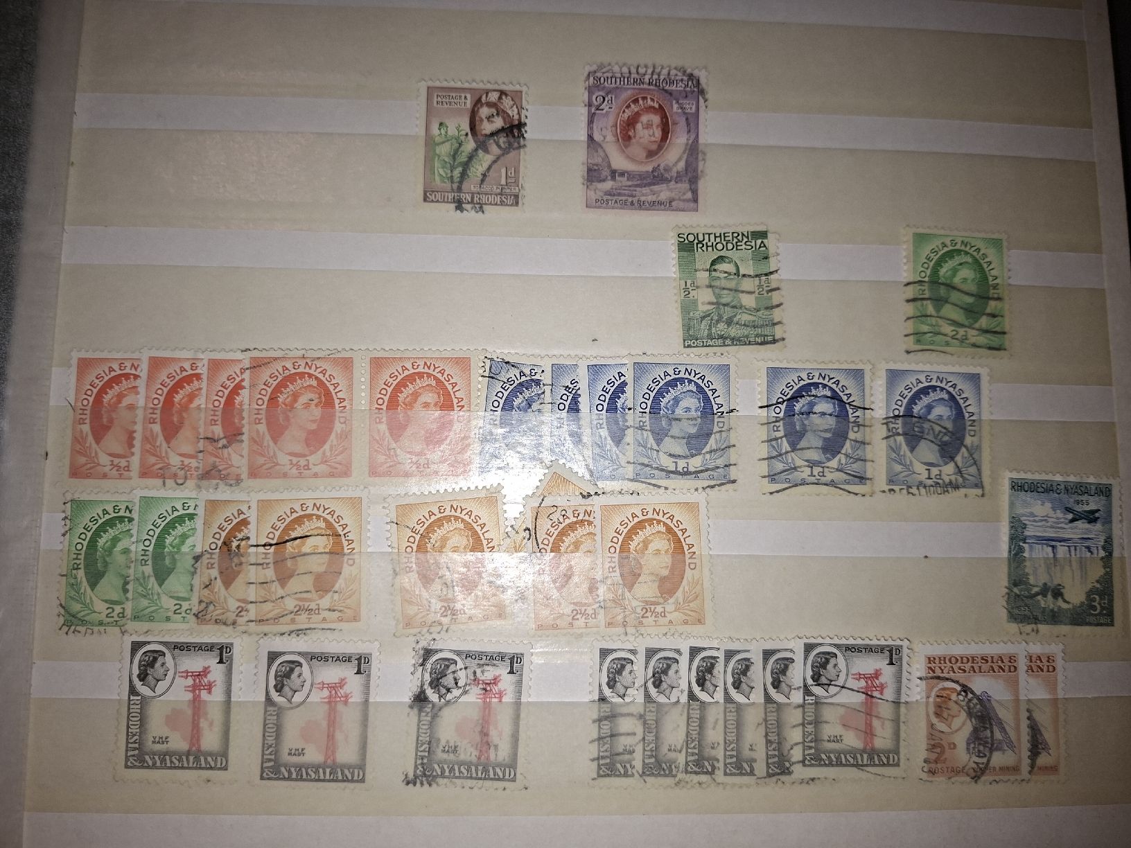 Alle Briefmarken: Lot Briefmarken Rodesien – Gebraucht aus Balgach von SIMEON27 6