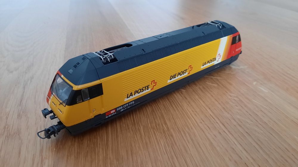 Roco 43655 Po70 SBB Re 460 070-6 Die Post Wemoba SoSe H0 DC (Gebraucht ...