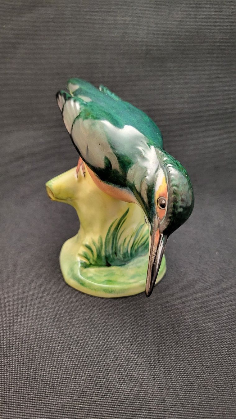 Wagner & Apel Figuren: Handbemalter Eisvogel WAGNER & APEL – Gebraucht aus Basel von spinne02 2
