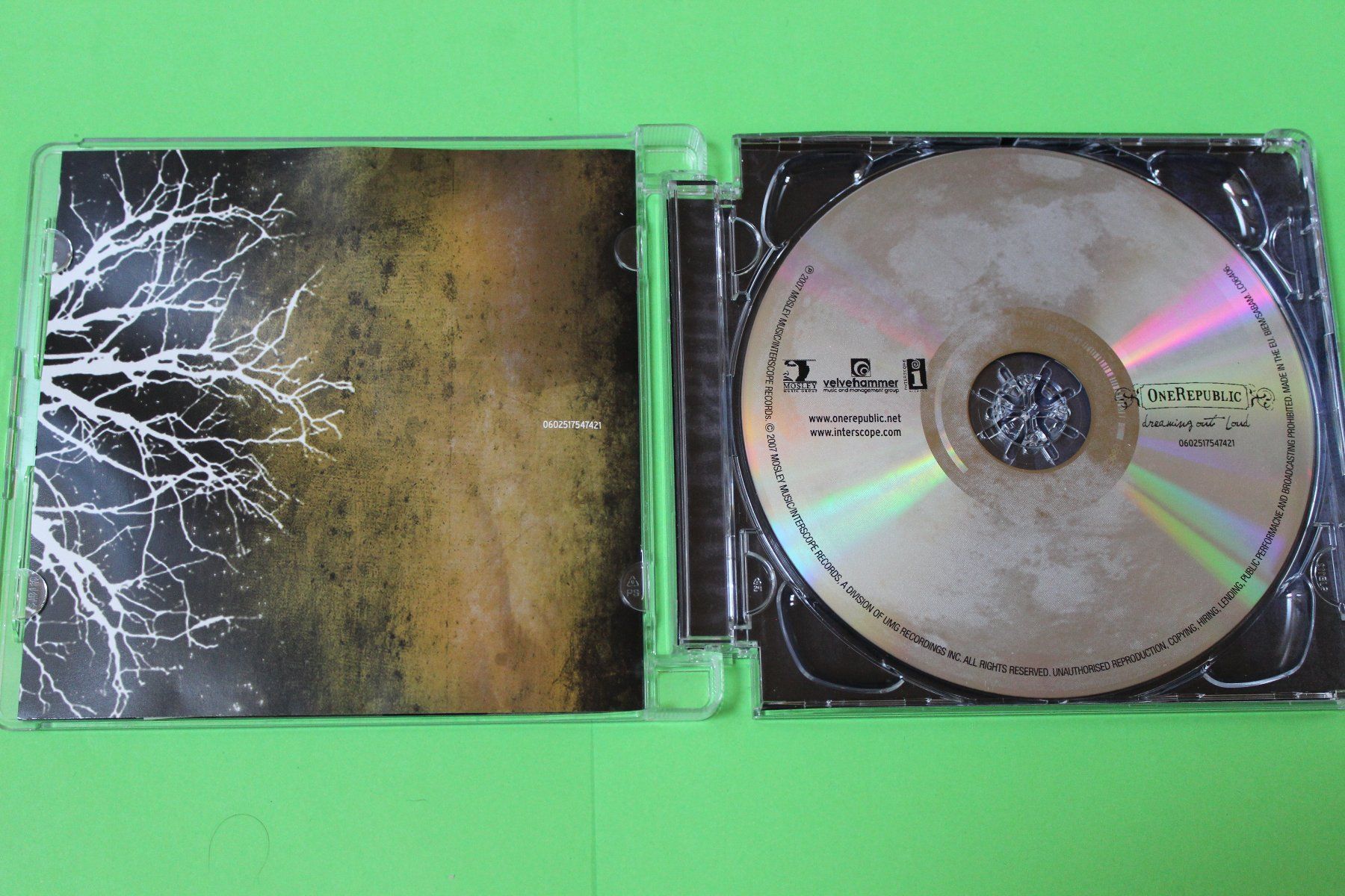 CDs: One Republic - Dreaming out loud (Iink. "Apologize") CD 2007 – D'occasion à Tübach par JamesStone 3
