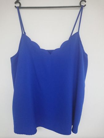 Damen Top Shein Curve Gr. 2XL Royalblau