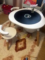 Stokke MuTable Kindertisch mit Stuhl weiss gebraucht