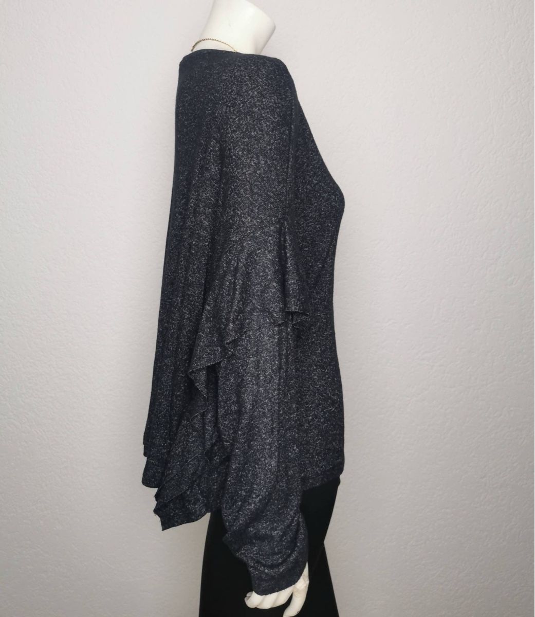 Maglioni & Felpe: Pullover Oberteil meliert Dunkelgrau mit Volants - L – Usato da Wettingen venduto da JasminL92-4 3