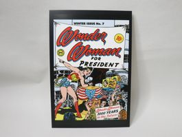 AK Wonder Woman for President Cover Postkarte