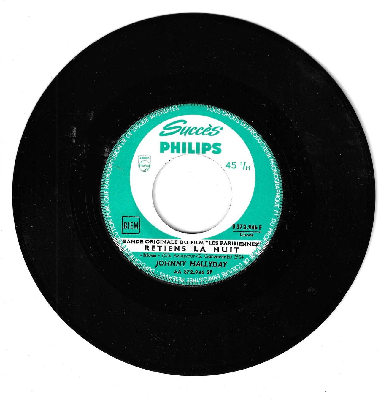 Dischi in vinile: Johnny Hallyday - Retiens la nuit – Usato da Savagnier venduto da Ne2065