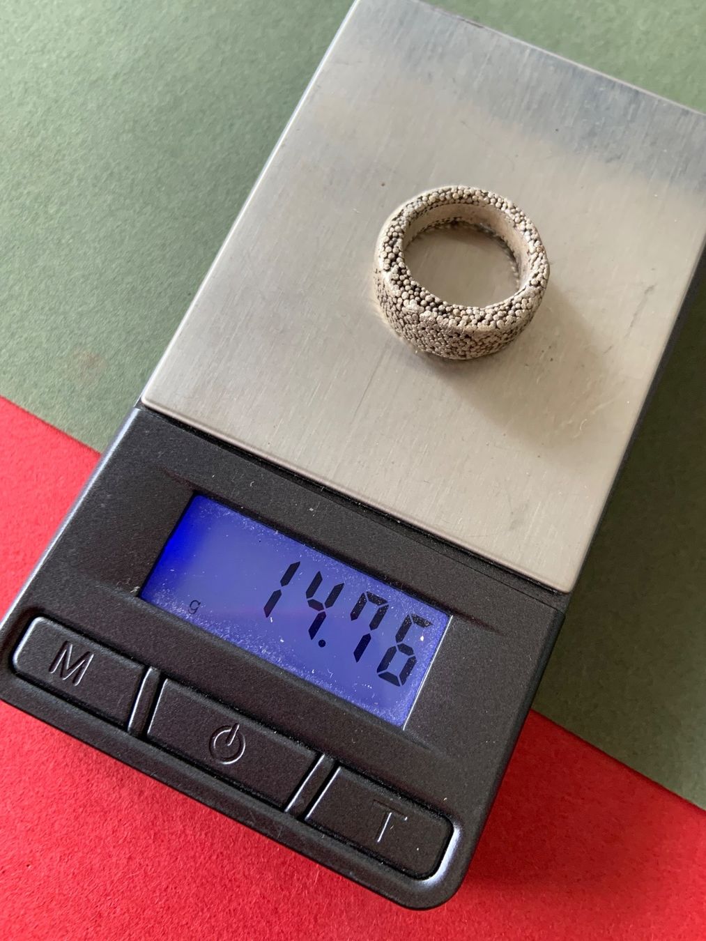 Ringe: Silberring 1000 dots (54) – Gebraucht aus Dittingen von Bellevista 8