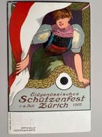 1907  Eidg. Schützenfest Zürich  Offiz. Fest-Postkarte