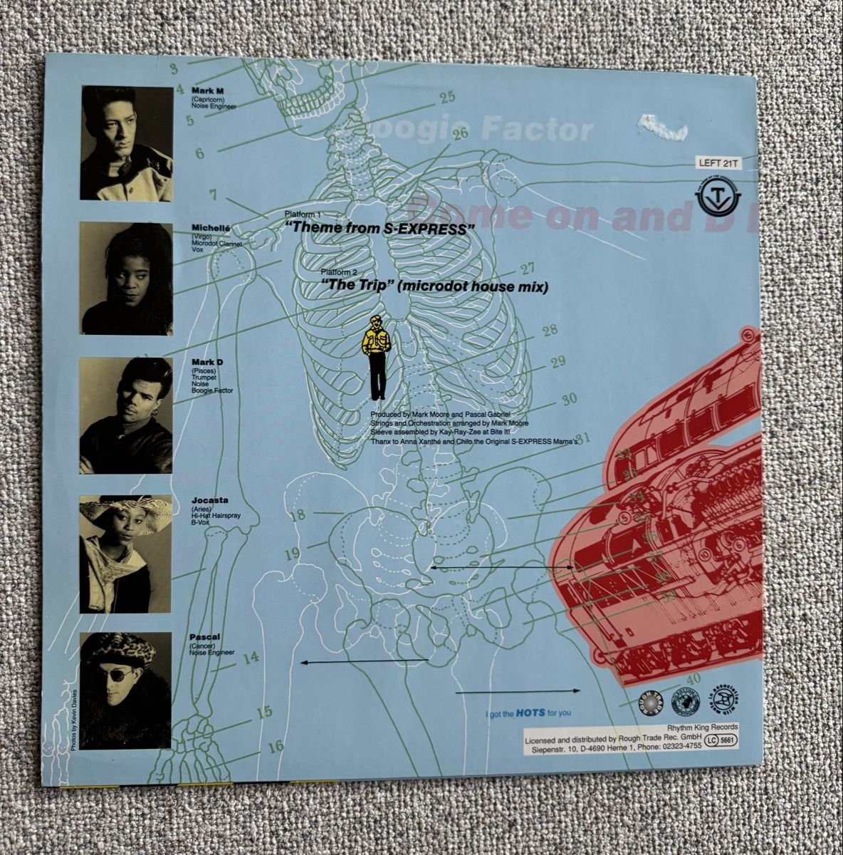 Dischi in vinile: S-Express - Theme from S-Express - 12" Maxi - 80s – Usato da Rorbas venduto da BlackstarRecords 1