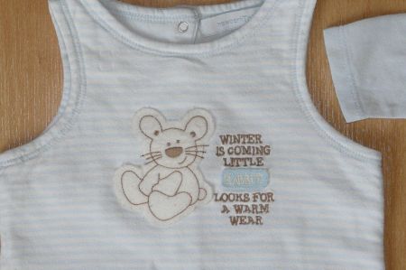 Latzhose salopette T-Shirt Gr. 62-68