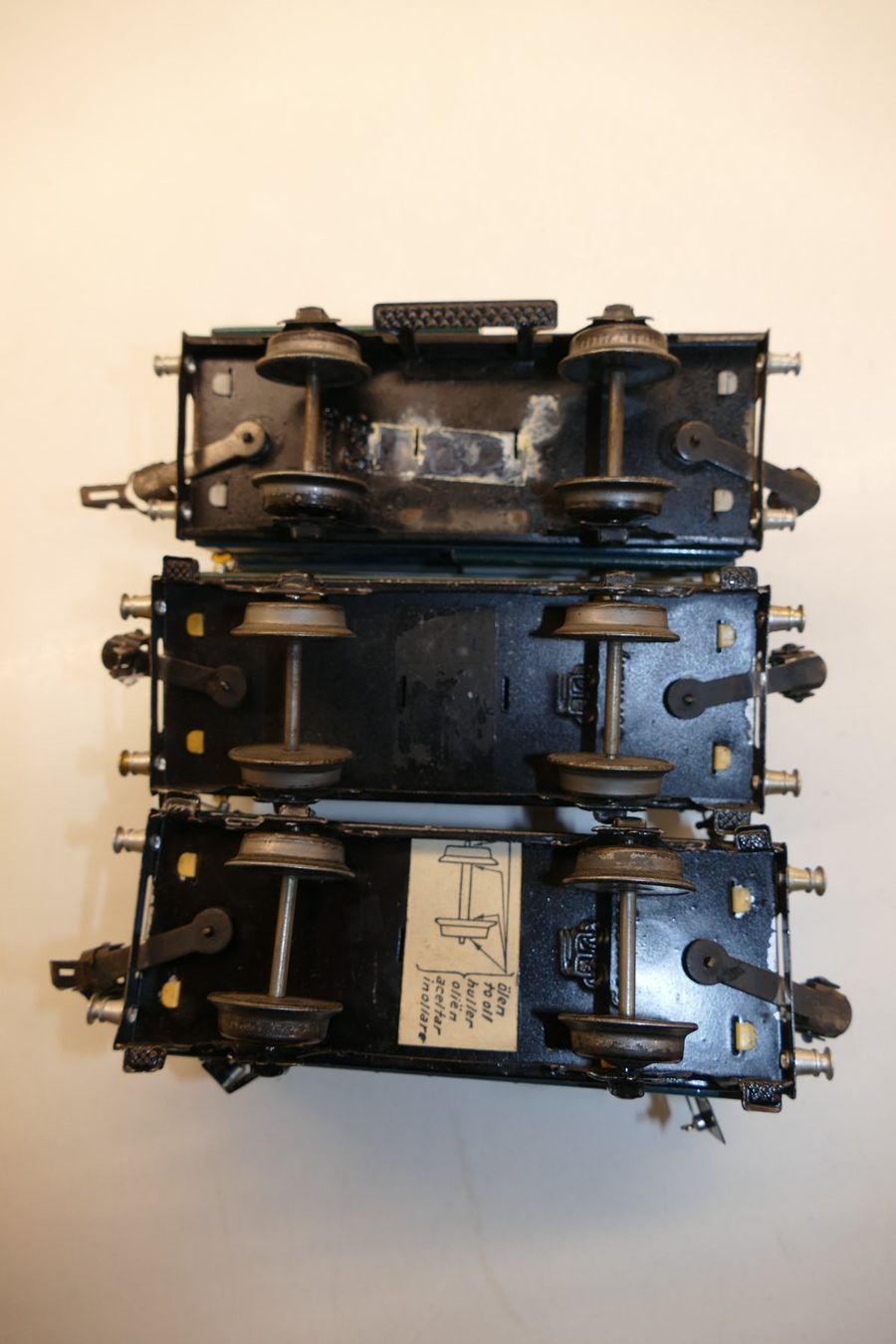 Märklin Modellini di ferrovie: Märklin 0: Zug 3-teilig hellblau – Usato da Niederhasli venduto da rail-duerst 3