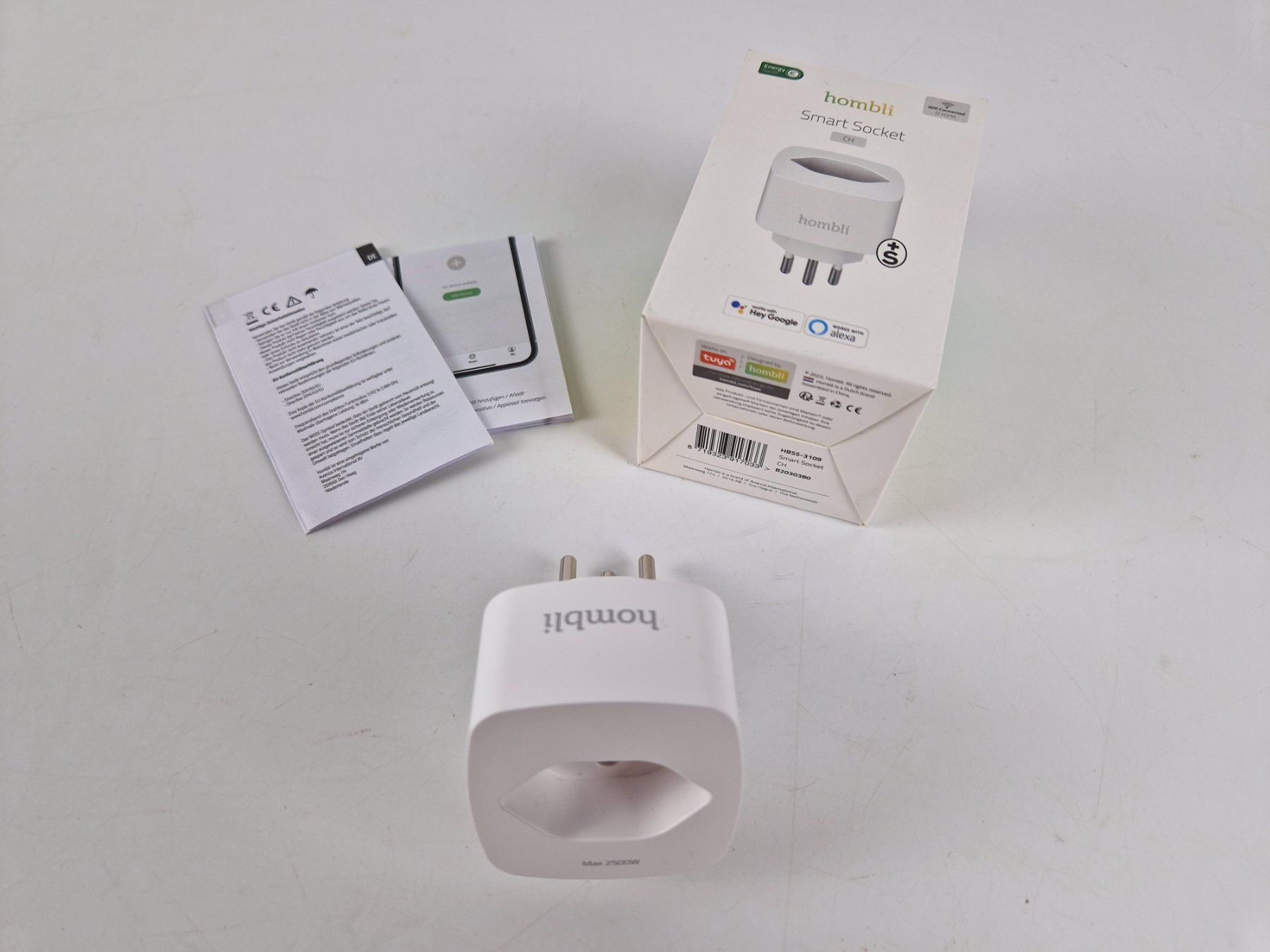 Spine: HOMBLI Smart Socket CH, Smart Plug – Nuovo e nell'imballaggio originale da Muhen venduto da Restwert_Muhen 8