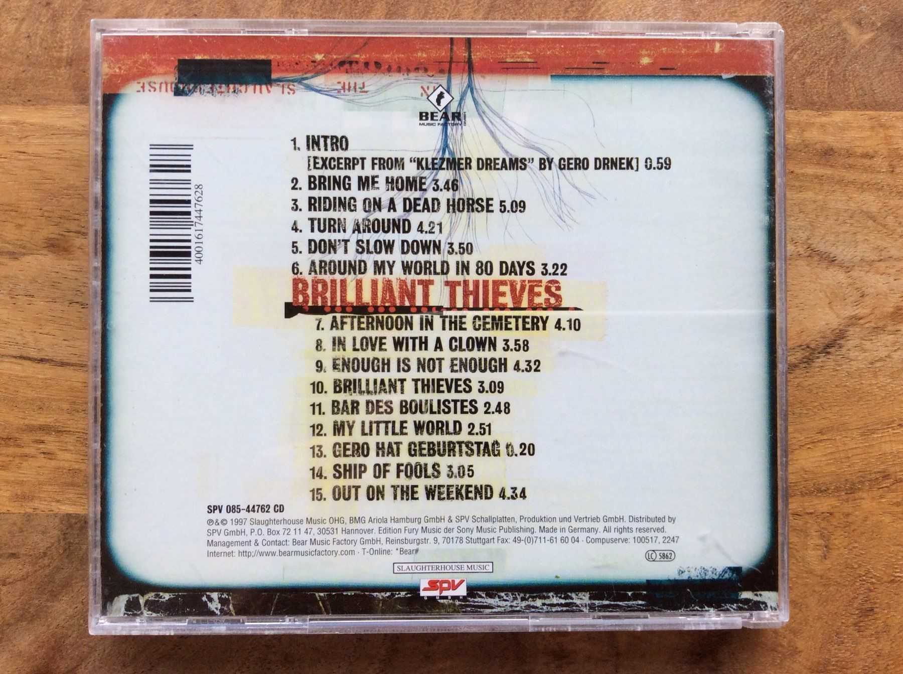 CDs: Fury In The Slaughterhouse - Brilliant – Gebraucht aus Horgen von flyingpenguin2000 2