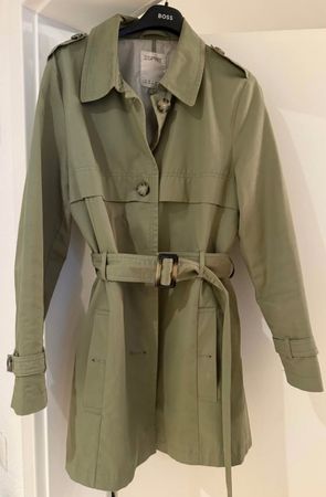 ESPRIT Jacke Trenchcoat-Style XL grün